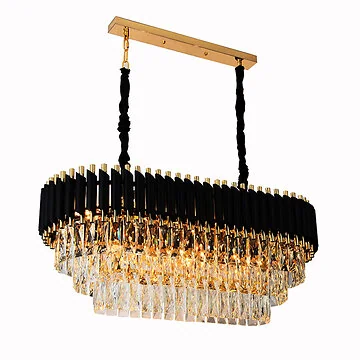 PENDANT LAMP BERLIN | BLACK - GOLD 85X40 CM