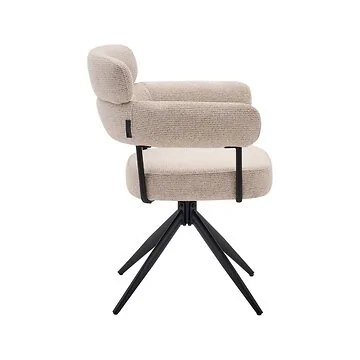 CAPRI DINING CHAIR BEIGE | CREAM FABRIC Q52-02