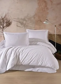 LAVELLA RUYA DUVET COVER SET | WHITE 200X220 CM 4-PIECE