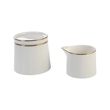 BRICARD LUNEL ZUCKER & MILCH SET | GOLD 2-TEILIG