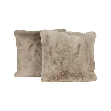 LAVELLA PELUS KISSENBEZUG | 2 STÜCKE 45X45CM BRAUN