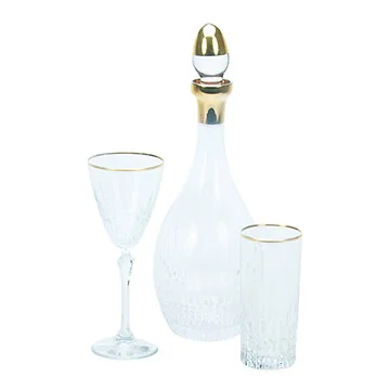 BRICARD CELINE GLASSES SET | GOLD 25-PIECE