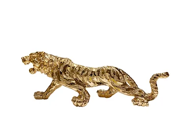 DECORATIE CNR1385 LEOPARD | 75 CM GOUD