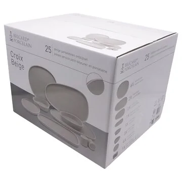 BRICARD CROIX BREAKFAST SET | BEIGE 25-PIECE