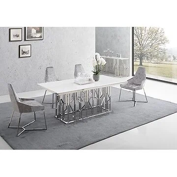 TARANTO EETTAFEL 180*90*76CM MARMER 576-1