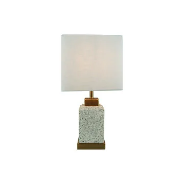 LUMCI CATERINE TISCHLAMPE | GOLD-HELLGRAU 23X23X46 CM