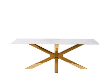 TERNI SALONTAFEL GOUD | 130X70X42 CM KERAMIEK SA003
