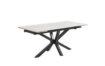 TERNI EETTAFEL MAT ZWART | 180/240X90X76 CM KERAMIEK SW001