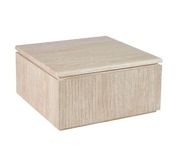 FORMIA COUCHTISCH TRAVERTINE | 90X90X45 CM TRAVERTINE
