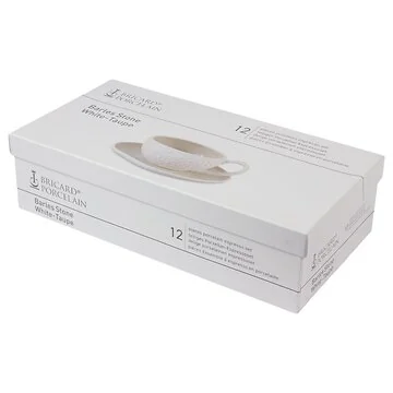 BBRICARD BARLES STONE ESPRESSO SET | WEIß-TAUP  12-TEILIG