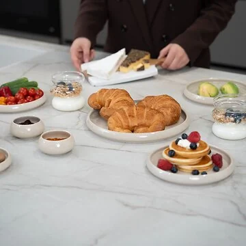 BRICARD BONDY UNTERTASSE SET | Ø11,1X2,1 CM TAUP 6-TEIL