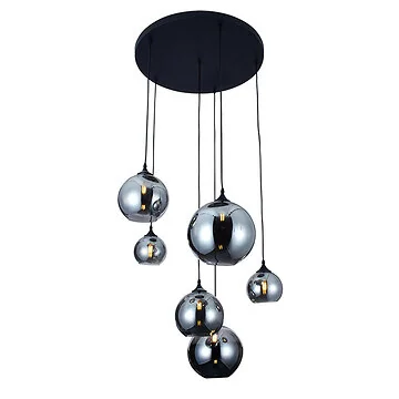 HÄNGELAMPE OLPE | SCHWARZ Ø60 CM