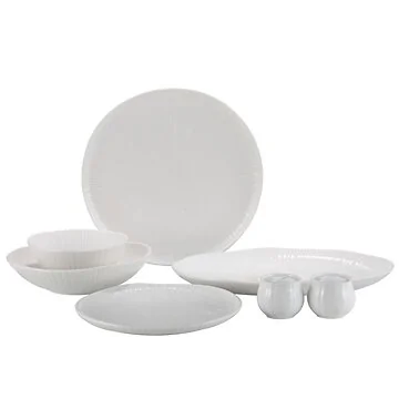 BRICARD BELFORT TABLEWARE SET | WHITE 27-PIECE