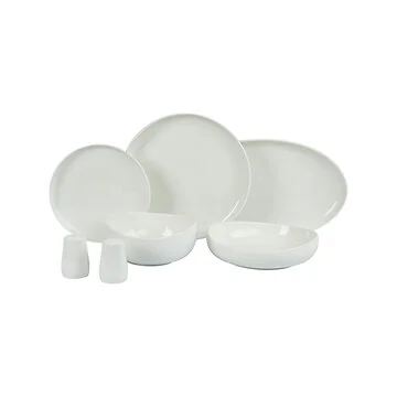 BRICARD COLMAR GESCHIRR SET | WEISS 27-TEILIG