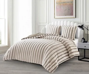LAVELLA PERI BEDSPREI SET | 235X250 CM TAUPE 3-DELIG