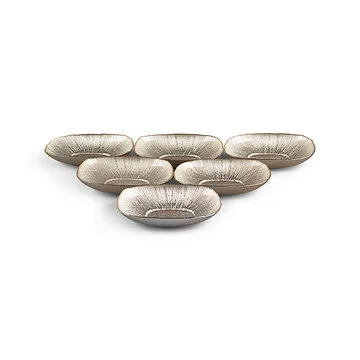 BRICARD REXY SCHALEN SET | 25 CM CHAMPAGNE 6-DELIG