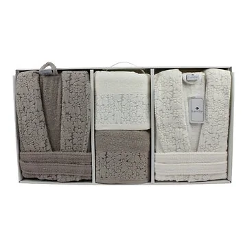LAVELLA VERA WELLNESS SET | BEIGE-CREME 6-TEILIG