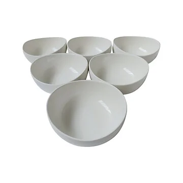 BRICARD DAX BOWL SET | 17,4X17,0X7,5 CM WHITE 6-PIECE