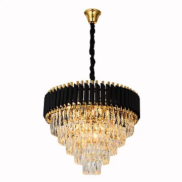 PENDANT LAMP BERLIN |BLACK - GOLD Ø60 CM