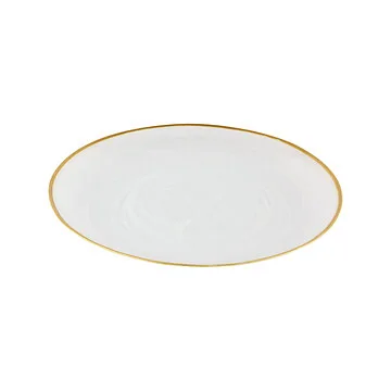 BRICARD ISTANBUL TELLER SET | 28 CM WEISS-GOLD 6-TEILIG