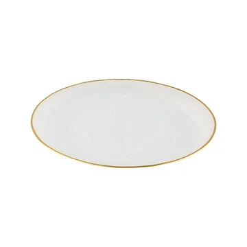 BRICARD ISTANBUL TELLER SET | 32 CM WEISS-GOLD 6-TEILIG