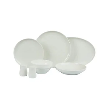BRICARD VALANCE GESCHIRR SET | WEISS 27-TEILIG