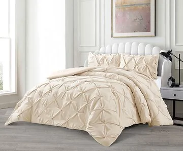LAVELLA EFSUN TAGESDECKE SET | 240X250 CM BEIGE 3-TEILIG