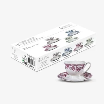 BRICARD FLEURY KAFFEE SET | ROSA 12-TEILIG