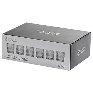 BRICARD RONDA LINES TRINKGLÄZERSET | 6-TEILIG