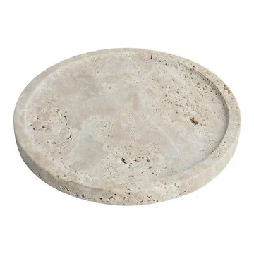 TRAVERTINE PLATE CNR-008 | Ø20,0X1,8 CM