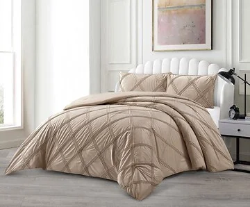 LAVELLA LARA COMFORTER SET | 240X250 CM BOWN  3-PIECE