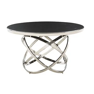 TRENTO EETTAFEL | Ø130X76 CM GRIJS