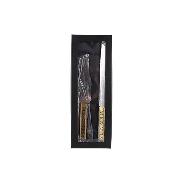 WEDDING SET 001 CAKE CUTLERY | GOLD 2-PIECE
