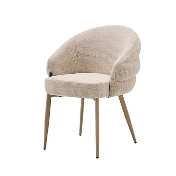 OSTUNI EETKAMERSTOEL BEIGE | CREME STOF Q52-02