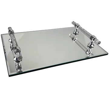 SERVING TRAY CNR50390 | 30X20 CM SILVER