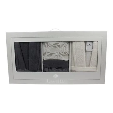 LAVELLA DURU WELLNESS SET | HELLGRAU-CREME 6-TEILIG