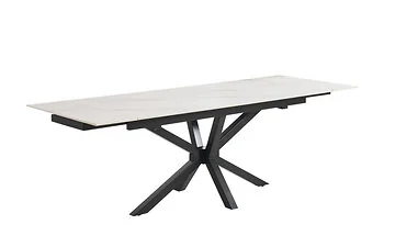TERNI EETTAFEL MAT ZWART | 180/240X90X76 CM KERAMIEK SW001
