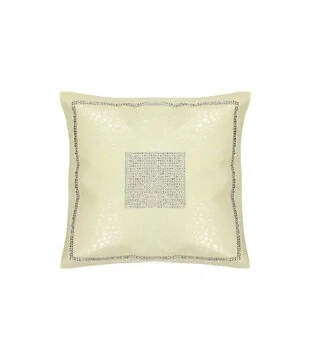 KUSSENSLOOP 45 x 45 CM LEATHERLOOK BEIGE