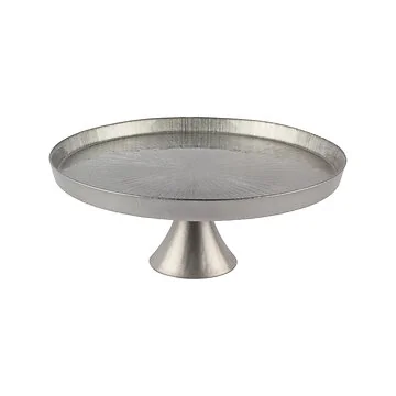 BRICARD REXY PATISSERIE PLATTE | 32 CM DUNKELSILBER