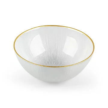 BRICARD REXY BOWLS SET | 15 CM TRANSPARENT GOLD 6-PIECES