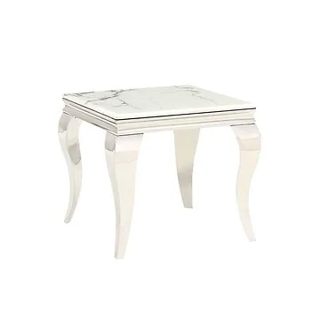 MILANO BIJZETTAFEL | 60X60X55 CM MARMER 757