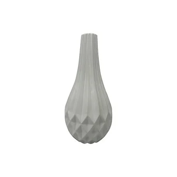 FUGURATO VASE 9517 | Ø21,5X46 CM WEISS
