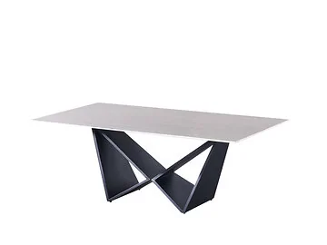 CENTO COUCHTISCH MAT SCHWARZ | 130X70X42 CM MARMOR 576-1