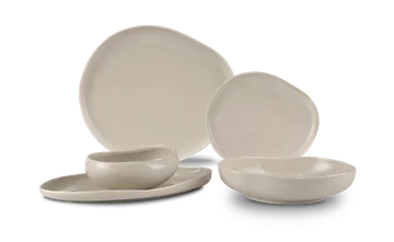 BRICARD BARLES DINNER SET | TAUPE 25-DELIG