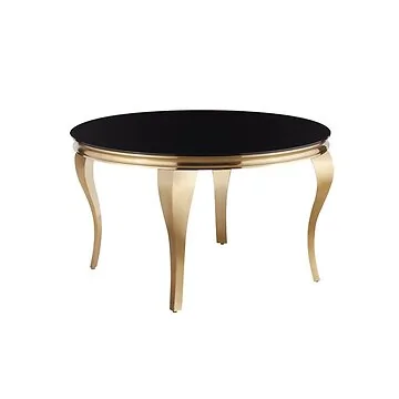 MILANO TISCH GOLD | Ø130X76 CM SCHWARZ