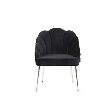 EMILLIA FAUTEUIL | ZWART STOF MJ11-111