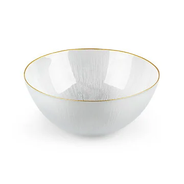 BRICARD REXY BOWLS SET | 21 CM TRANSPARENT GOLD 6-PIECES