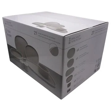 BRICARD CROIX TABLEWARE SET | BEIGE 27-PIECE