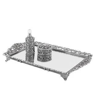 FUGURATO BRUIDSPIEGELSET 14959 3-DELIG SILVER