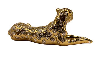 DECORATIE CNR1489 LEOPARD | 57 CM GOUD